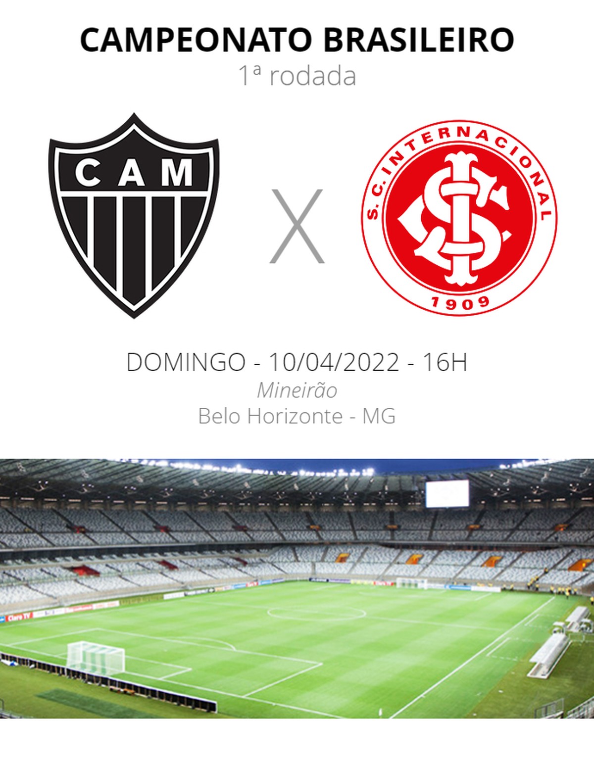 Atlético-MG x Internacional: veja onde assistir, escalações, desfalques e arbitragem - Globo.com