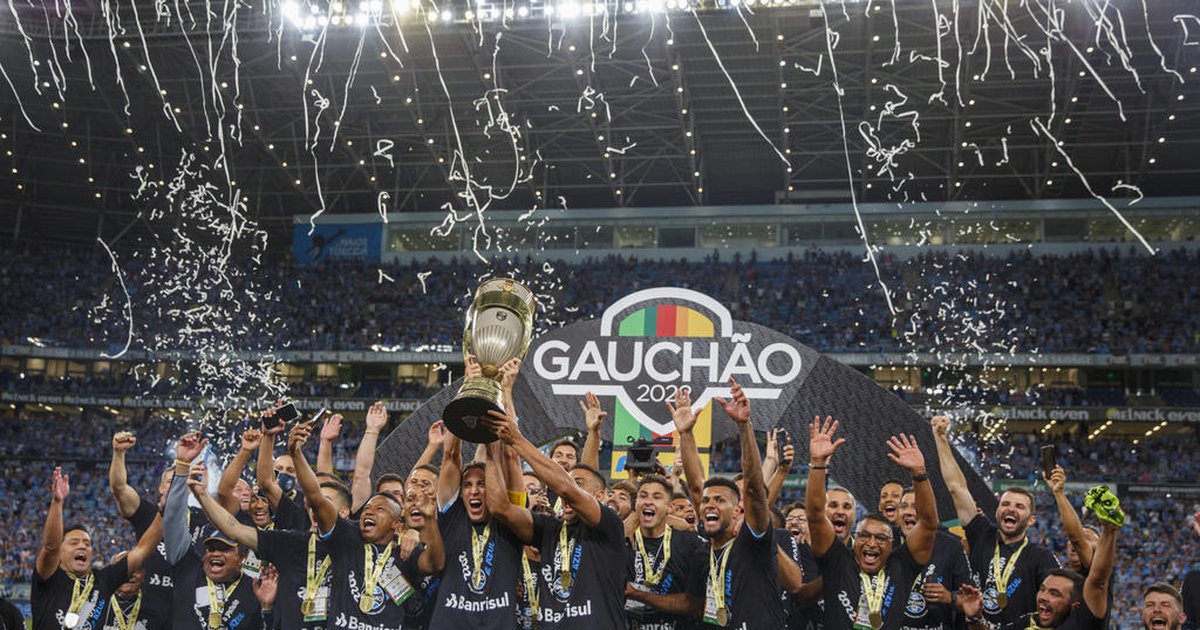 Grêmio vence Ypiranga na Arena e conquista o penta do Gauchão - GZH