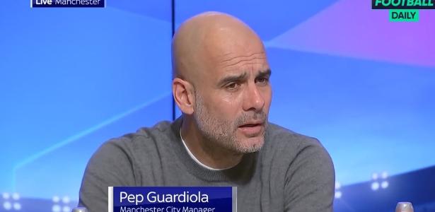 Guardiola fica surpreso com saída de Fernandinho do City; veja a reação - UOL Esporte