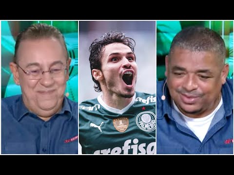 SURREAL! HISTÓRICO! OLHA as REAÇÕES de Vampeta e Flavio Prado ao Palmeiras CAMPEÃO sobre o São Paulo - Jovem Pan Esportes
